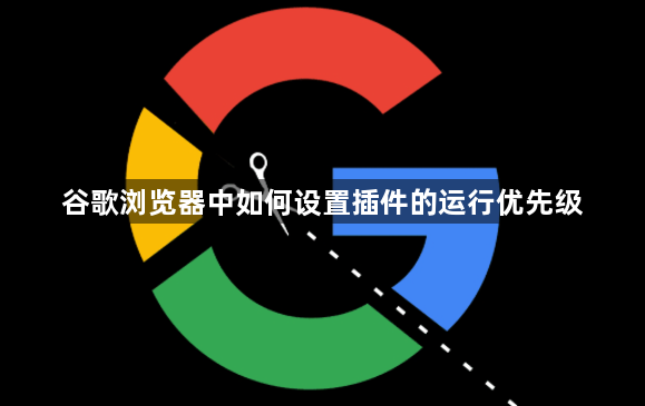 谷歌浏览器中如何设置插件的运行优先级1