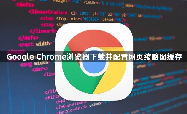 Google Chrome浏览器下载并配置网页缩略图缓存1