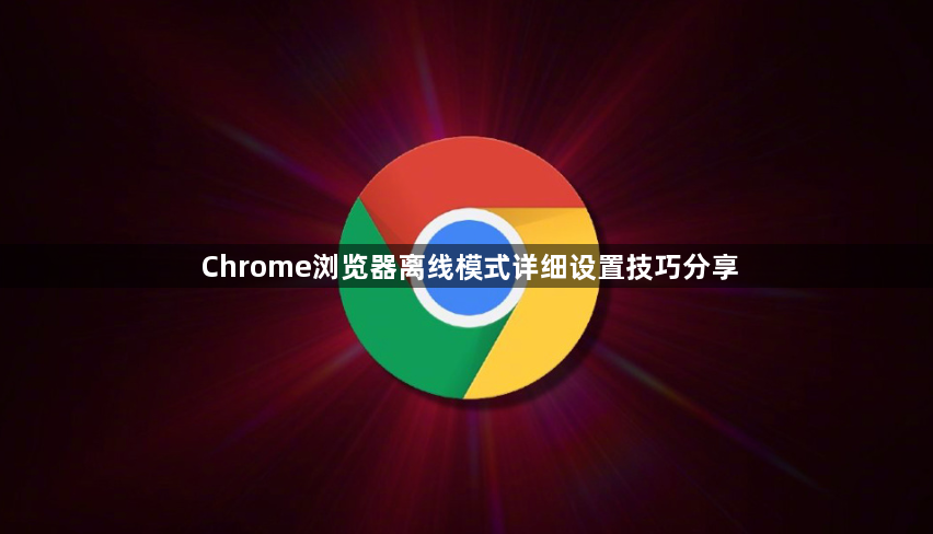 Chrome浏览器离线模式详细设置技巧分享1