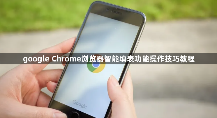 google Chrome浏览器智能填表功能操作技巧教程1