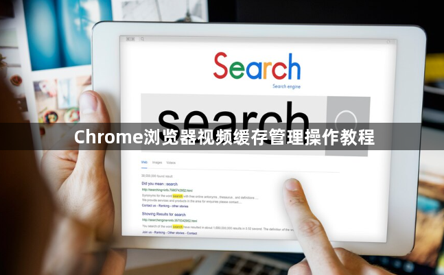 Chrome浏览器视频缓存管理操作教程1