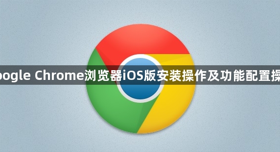 google Chrome浏览器iOS版安装操作及功能配置操作1