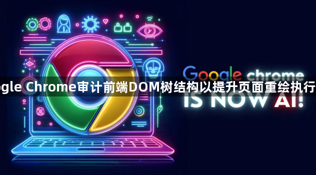 google Chrome审计前端DOM树结构以提升页面重绘执行速度1