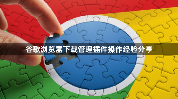谷歌浏览器下载管理插件操作经验分享1