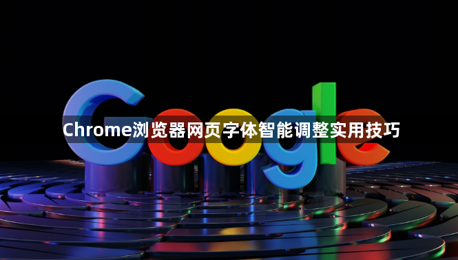Chrome浏览器网页字体智能调整实用技巧1