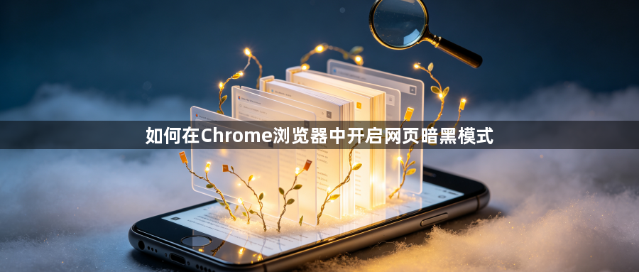 如何在Chrome浏览器中开启网页暗黑模式1