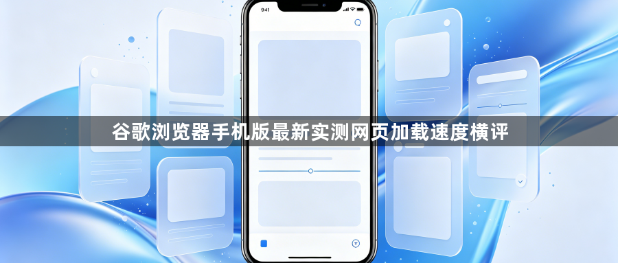 谷歌浏览器手机版最新实测网页加载速度横评1