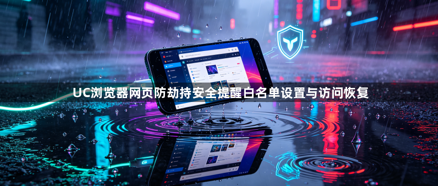 UC浏览器网页防劫持安全提醒白名单设置与访问恢复1