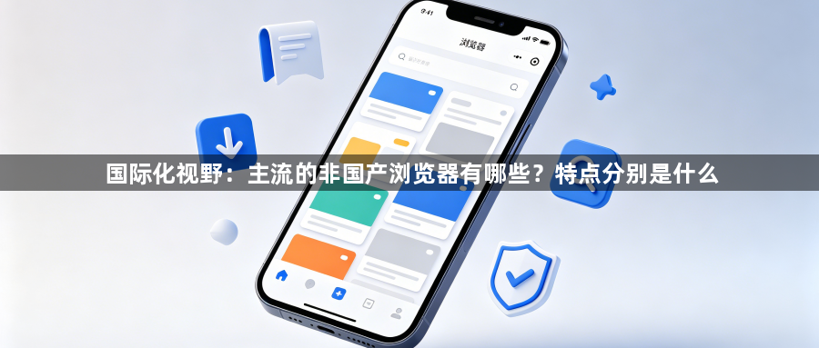 国际化视野:主流的非国产浏览器有哪些?特点分别是什么1