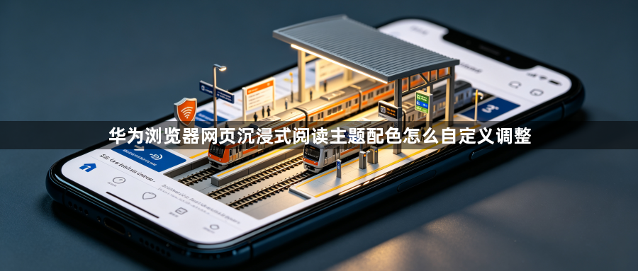 华为浏览器网页沉浸式阅读主题配色怎么自定义调整1