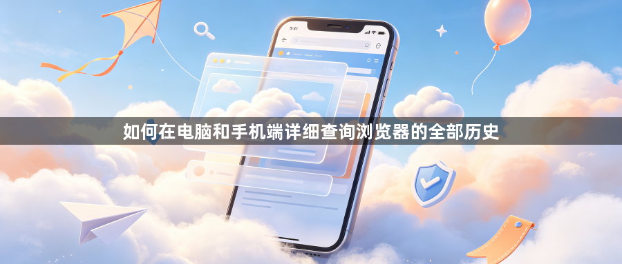 如何在电脑和手机端详细查询浏览器的全部历史1