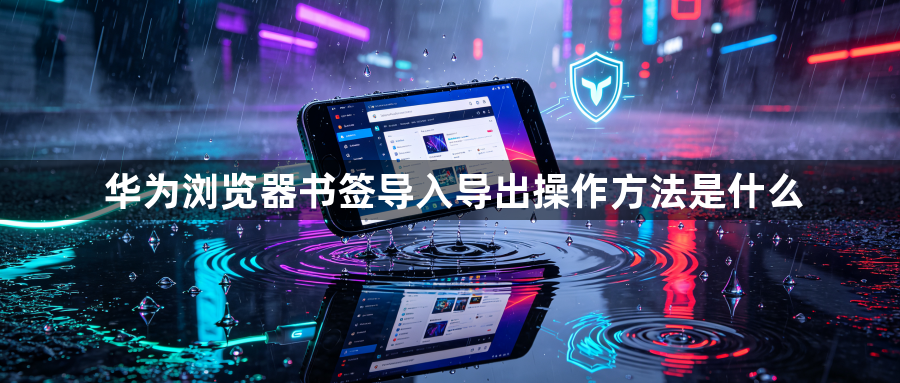 华为浏览器书签导入导出操作方法是什么1