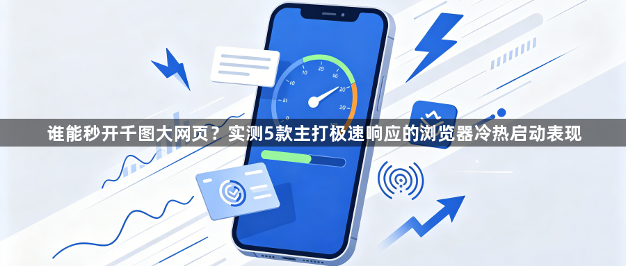 谁能秒开千图大网页?实测5款主打极速响应的浏览器冷热启动表现1