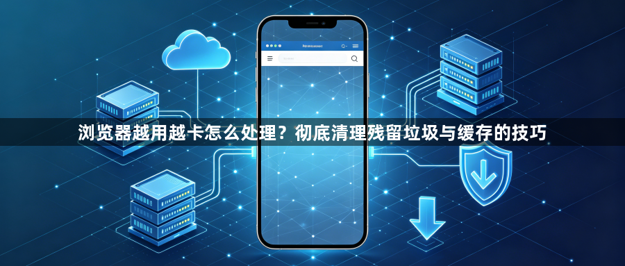 浏览器越用越卡怎么处理?彻底清理残留垃圾与缓存的技巧1