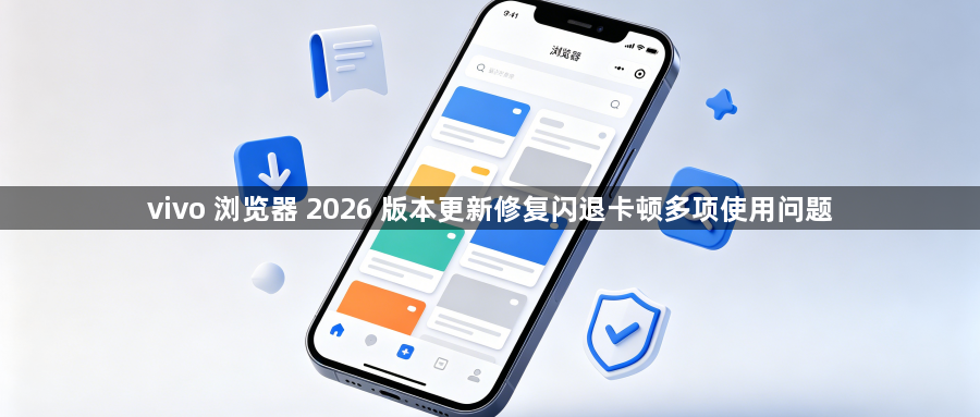 vivo 浏览器 2026 版本更新修复闪退卡顿多项使用问题1
