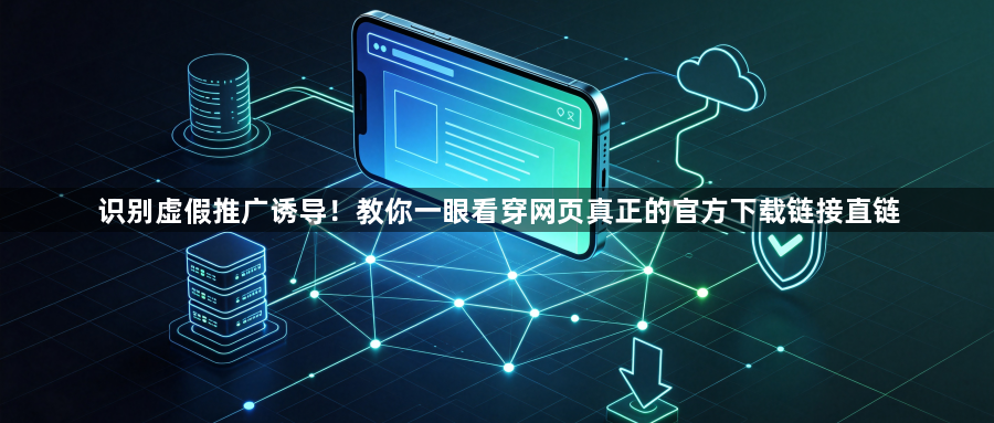 识别虚假推广诱导!教你一眼看穿网页真正的官方下载链接直链1