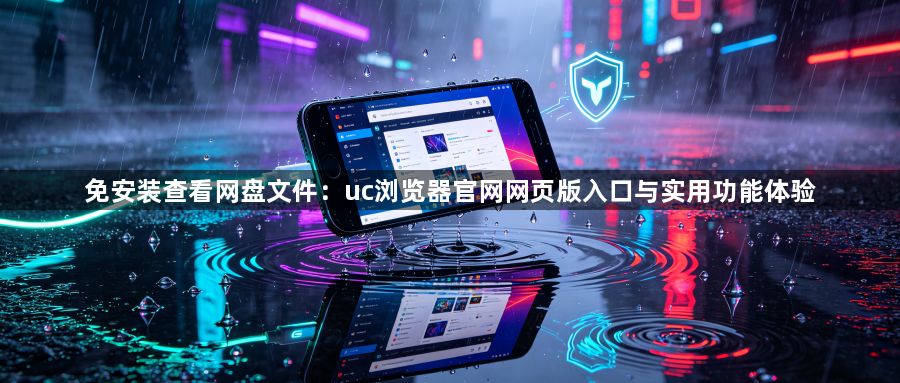 免安装查看网盘文件:uc浏览器官网网页版入口与实用功能体验1