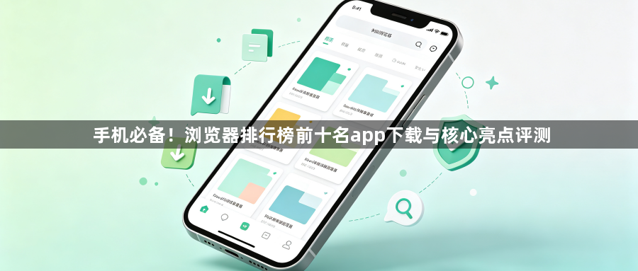 手机必备!浏览器排行榜前十名app下载与核心亮点评测1