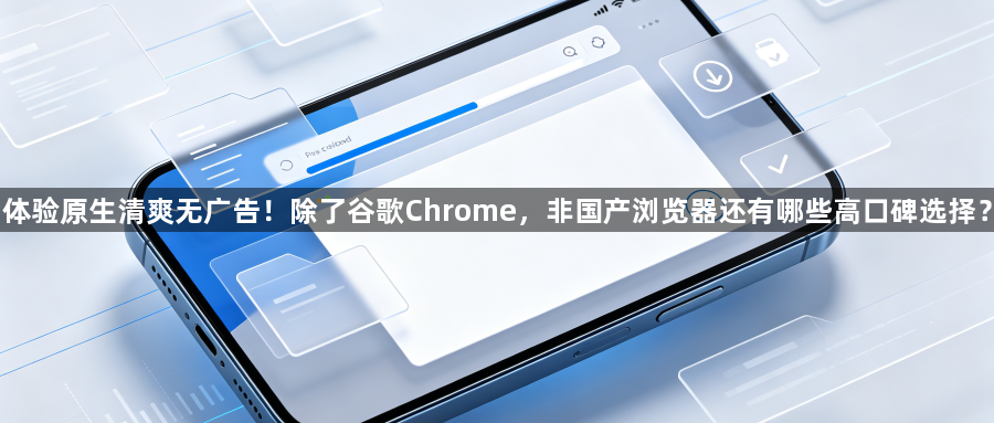 体验原生清爽无广告!除了谷歌Chrome,非国产浏览器还有哪些高口碑选择?1