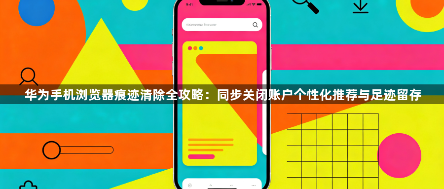 华为手机浏览器痕迹清除全攻略:同步关闭账户个性化推荐与足迹留存1