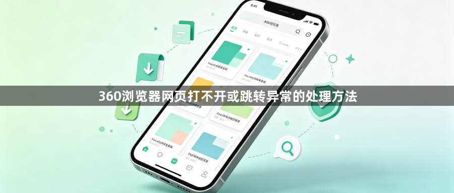 360浏览器网页打不开或跳转异常的处理方法1