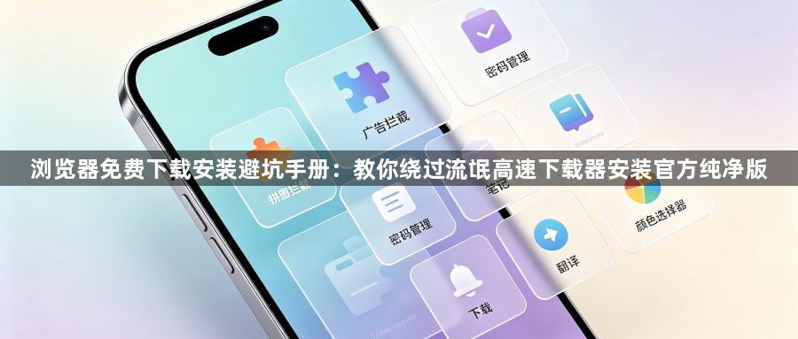 浏览器免费下载安装避坑手册:教你绕过流氓高速下载器安装官方纯净版1