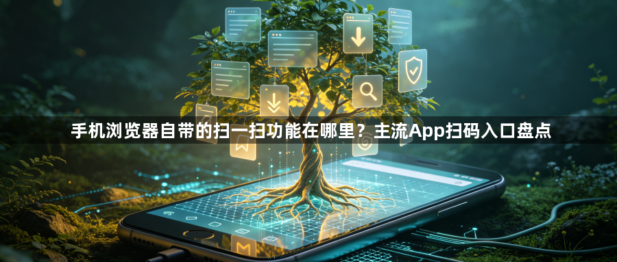 手机浏览器自带的扫一扫功能在哪里？主流App扫码入口盘点1