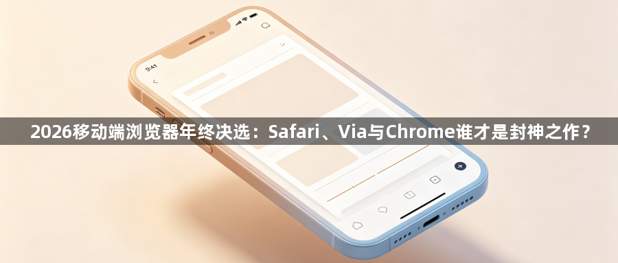 2026移动端浏览器年终决选：Safari、Via与Chrome谁才是封神之作？1