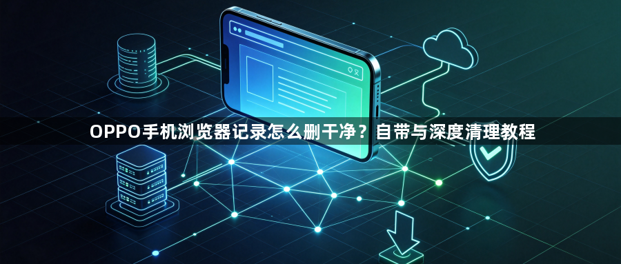 OPPO手机浏览器记录怎么删干净？自带与深度清理教程1