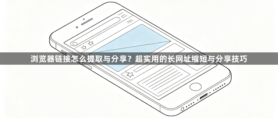浏览器链接怎么提取与分享？超实用的长网址缩短与分享技巧1