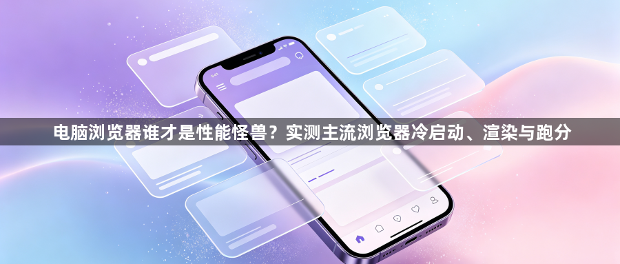 电脑浏览器谁才是性能怪兽？实测主流浏览器冷启动、渲染与跑分1