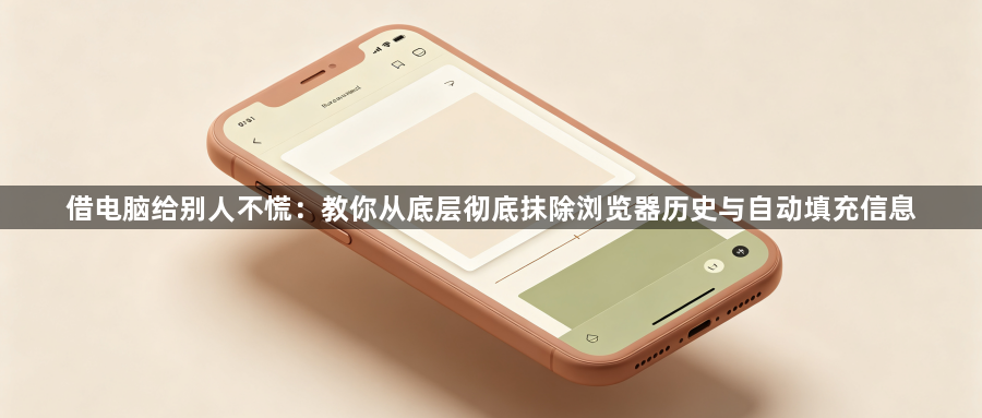 借电脑给别人不慌：教你从底层彻底抹除浏览器历史与自动填充信息1