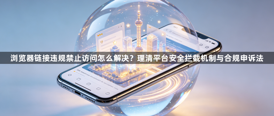 浏览器链接违规禁止访问怎么解决？理清平台安全拦截机制与合规申诉法1