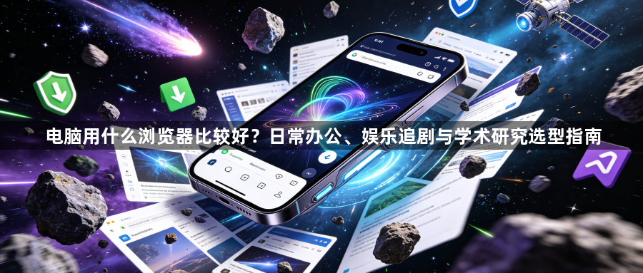 电脑用什么浏览器比较好?日常办公、娱乐追剧与学术研究选型指南1