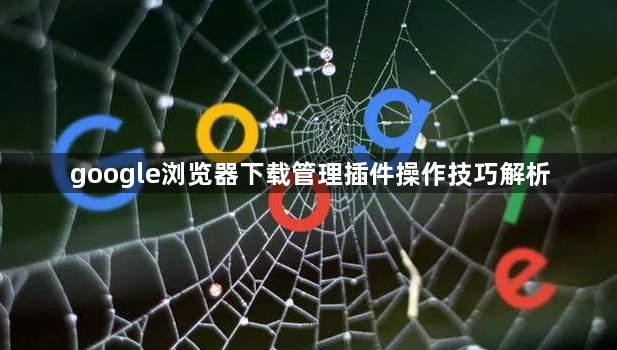 google浏览器下载管理插件操作技巧解析1