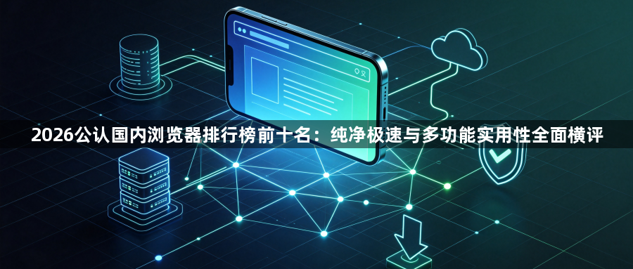2026公认国内浏览器排行榜前十名：纯净极速与多功能实用性全面横评1