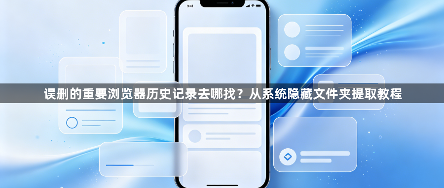 误删的重要浏览器历史记录去哪找?从系统隐藏文件夹提取教程1