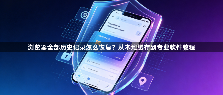 浏览器全部历史记录怎么恢复?从本地缓存到专业软件教程1